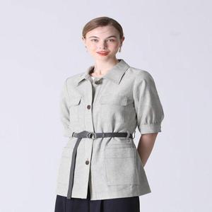 [르오트][르오트] 사파리 하프슬리브 린넨 자켓