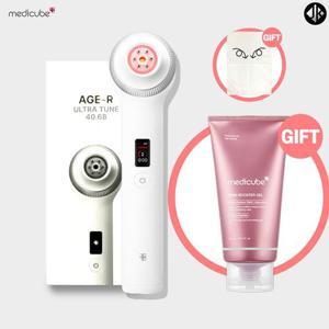 메디큐브 AGE-R 에이지알  울트라 튠 + PDRN 부스터 젤 300ml 1개 + 다용도 파우치