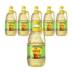 오뚜기 사과 식초 1.8L 6개