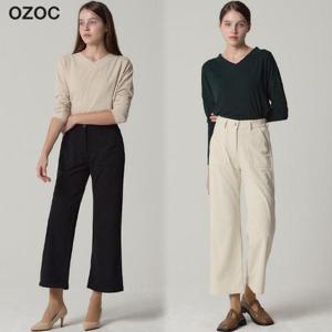 [오조크(OZOC)] 아웃포켓 코듀로이 기모 팬츠 (택가격: 98000원)