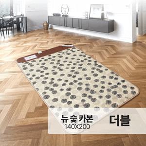 일월전기매트 NEW 숯 황토 전기매트 더블 2인용 온열 보료 장판 일월매트