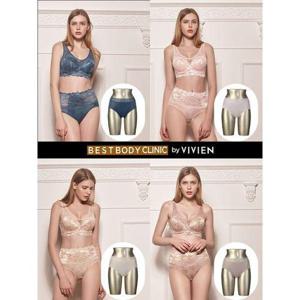 [비비안]BBC 레이스브라렛 2차 노와이어 브라팬티세트 12종