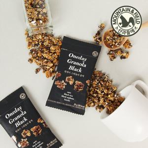 [산과들에] 블랙푸드 그래놀라 원데이그래놀라블랙 20gx100봉