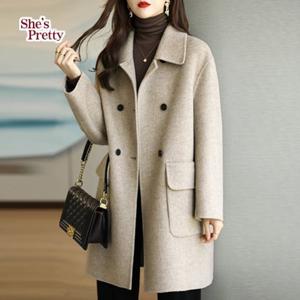 [쉬즈프리티] ★HOT핫신상★ 듀스더블모직코트_여성겨울코트