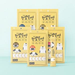 짜먹는한입뚝딱 국산 강아지 간식 파우치 (60gx20P)100P 모음