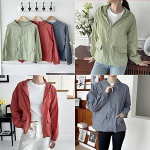 여성 경량 바람막이 자켓 집업 점퍼 잠바 아노락 봄 여름 가을
