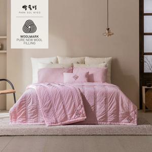 [SS+SS] SALE+10%앱할인/호주산 100% 삶은양모  피그먼트  차렵이불 2장+ 베개커버2장 /영화2[박술녀]