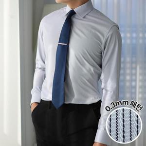 [어셔츠]핀 스트라이프 고스판 남자 남성 정장 드레스 와이셔츠
