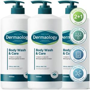 1+1+1 더마올로지 베타인살리실레이트 등드름 대용량 바디워시 1L 퍼퓸 향기좋은 바디클렌져 바디샤워