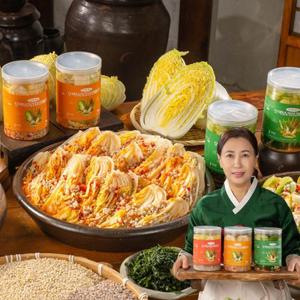 [이인화명인] 청정 남해 오색보리김치 5kg(알배추김치+얼갈이김치+나박김치)