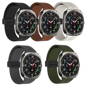 갤럭시워치 울트라 D버클 스트랩 마그네틱 실리콘밴드 WFFRFFT