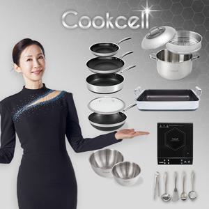 블랙큐브 쿡셀 홀로그램큐브팬+사각멀티팬+곰솥세트(프라이팬22cm, 프라이팬28cm, 소테팬28cm, 궁중팬28cm)+(사각멀티팬+특대곰솥,복합뚜껑+28찜기+28유리뚜껑+키친툴5종)+쿡셀 믹싱볼2종(20cm, 24cm)+쿡셀인덕션