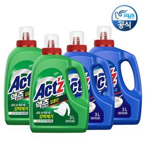 액츠 퍼펙트 세탁세제 3.0Lx4개  / 일반드럼겸용 피죤 액체세제