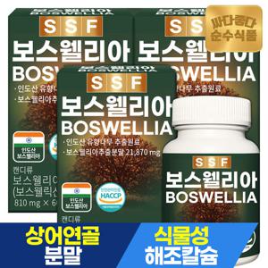 순수식품 보스웰리아 3박스 x 60정 6개월분 콘드로이친 해조칼슘 마그네슘