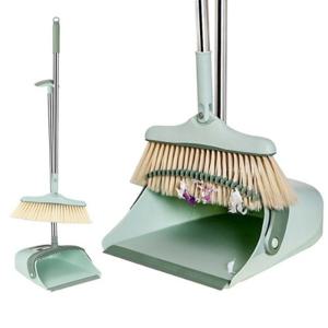롱 빗자루 쓰레받이 청소도구 세트