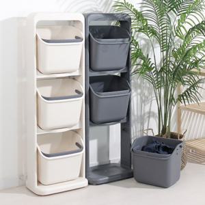 [올리빙] 도트 빨래바구니 3단