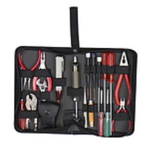 휴대용 공구함 지퍼형 공구가방 외부 명찰꽂이 부착 (W42F458)