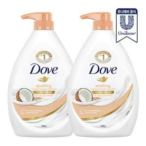 [텐텐혜택] 도브 바디워시 코코넛 1L 2개