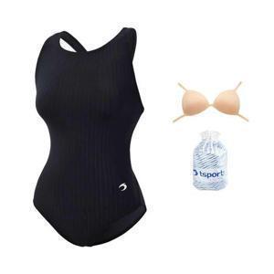 TS스포츠 여성 수영복 원피스 X자형 성인 실내 수영장 빅사이즈 강습용 생존수영 여자수영복 2545