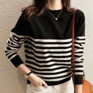 [로라제이] 리핑하프넥니트 Q0072_여성니트