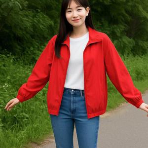 여성 경량 바람막이 점퍼