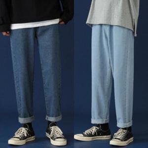 [짝꿍닷컴]통바지 워싱진 데님팬츠 남성청바지 IS-DNP06