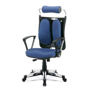 (택배착불) 초인백 PD1200B 마직천 듀얼 스틸5발다리 학생의자