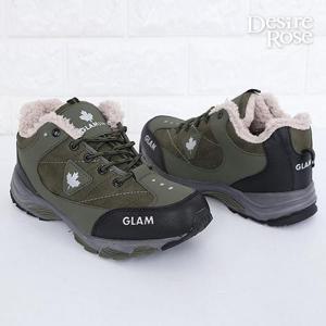 [디자이어로즈] 남자트레킹화 털운동화 남성겨울방한