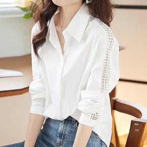 [몽벨리즈]로이드레이스펀칭셔츠 mde2302775