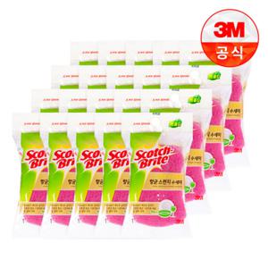 [3M]제로스크래치 스폰지수세미 1입(흠집방지용) 20개외 3종