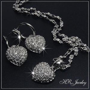 [호림쥬얼리]패션쥬얼리)인기상승]반짝반짝/깜찍/예쁜스타일[HR]러브유 하트 세트(小)