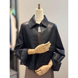 갤러리아_ab.f.z 카라넥 스트링 인조레더 가죽자켓 점퍼 ACZ5HL01G