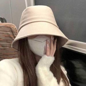 여자 그늘 벙거지 연예인 모자 버킷 햇 얼굴 가리기 WFKHEG7