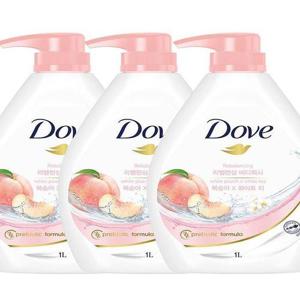 도브 뷰티너리싱 바디워시 3개 향좋은 등 드름 바디클렌져 샤워 약산성(SH)