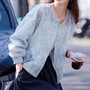 ★특가★[블랙퀸] 렌토 자수 햇빛 차단 자켓 blk004572