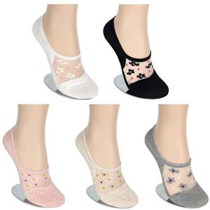 여성 야생화 시스루덧신 10켤레 여름 망사양말세트 패션페이크삭스