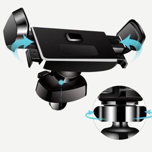 360도 회전 휴대폰 차량용 송풍구 거치대 송풍기 (W61EF1D)