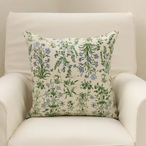 에메랄드 가든  쿠션커버 2종(플라워그린)50x50 플라워패턴의 거실 소파 쿠션커버