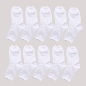 여자기본양말 여자흰양말 학생양말(10켤레) (WC1A687)