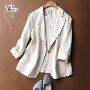★타임특가★ [쉬즈프리티] 버킷린넨자켓