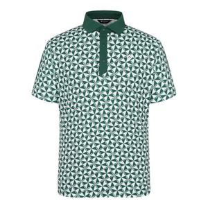 [레노마골프][본사공식] 남성 바람개비 패턴 카라 반팔 티셔츠 RMTPN2121-804