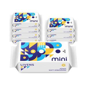 리벤스 휴대용 포켓 미니 물티슈 8입*1개(8팩)