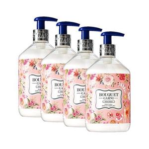 [부케가르니]부케가르니 딥 퍼퓸 바디로션 화이트머스크향 520ml x4개