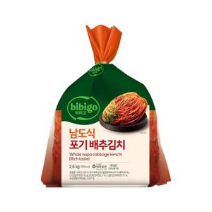 [CJ]비비고 남도식포기배추김치 2.6kg x1개