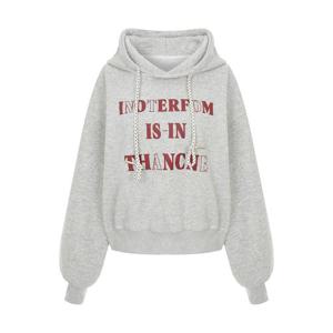 스트링레터링후드맨투맨_P6ATS021C