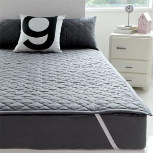 순면누빔 고정밴드 침대 매트리스 이불 패드 슈퍼싱글(SS) 110X200