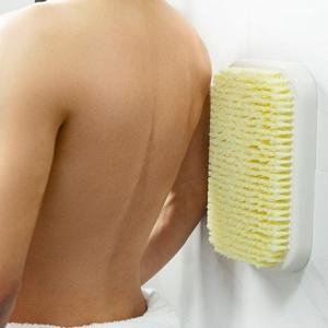 욕실소품 셀프등때밀이 벽부착 목욕솔 부착식 타월 등밀이