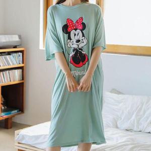 [버블돌](디즈니정품) 팔짱미니 홈원피스 박시원피스 여성잠옷 여름파자마 홈웨어