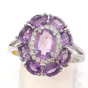 [블루케이] AA급 자수정 원석 반지250202-14탄생석