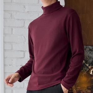 [리빌모아]남자 데니안 베이직 목폴라 긴팔 티셔츠 5C5-TSA-Q104-자주